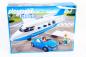 Mobile Preview: Playmobil City Life Privatjet Flugzeug mit Cabrio Auto Zubehör 9504