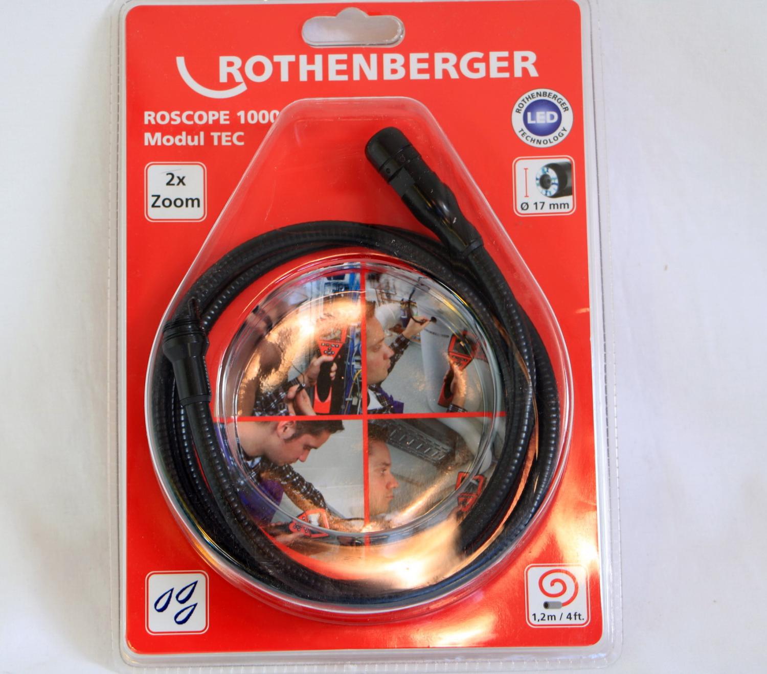 Rothenberger Inspektionsmodul TEC Kamerakopf für Roscope i 1000 2000 69601