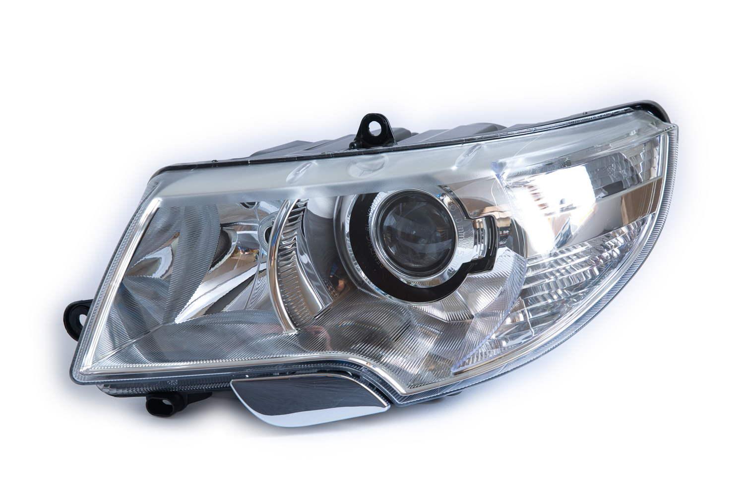 Bi-Xenon Scheinwerfer Links für Skoda SuperB II 3T bis 05/2013 Hella 1ZS 247 047-331