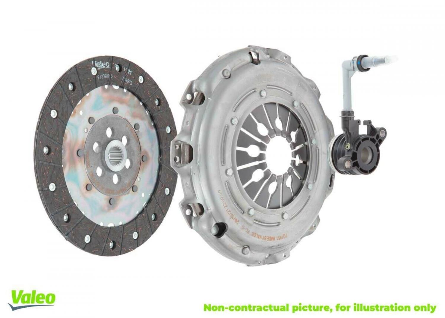 Valeo Kupplungssatz für Ford Focus 2.0 TDCi Volvo C30 S40 V50 2.0 D 834445
