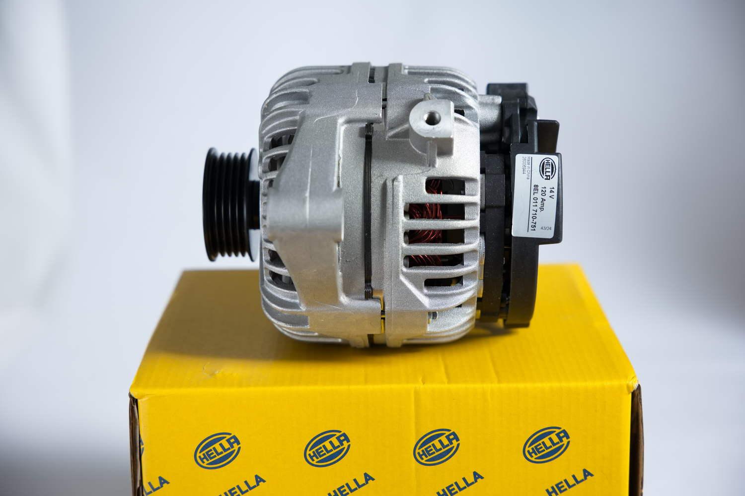 Hella Lichtmaschine Generator 120A für Opel Astra G H Combo Meriva A Vectra C Zafira Hella 8El 011 710-751
