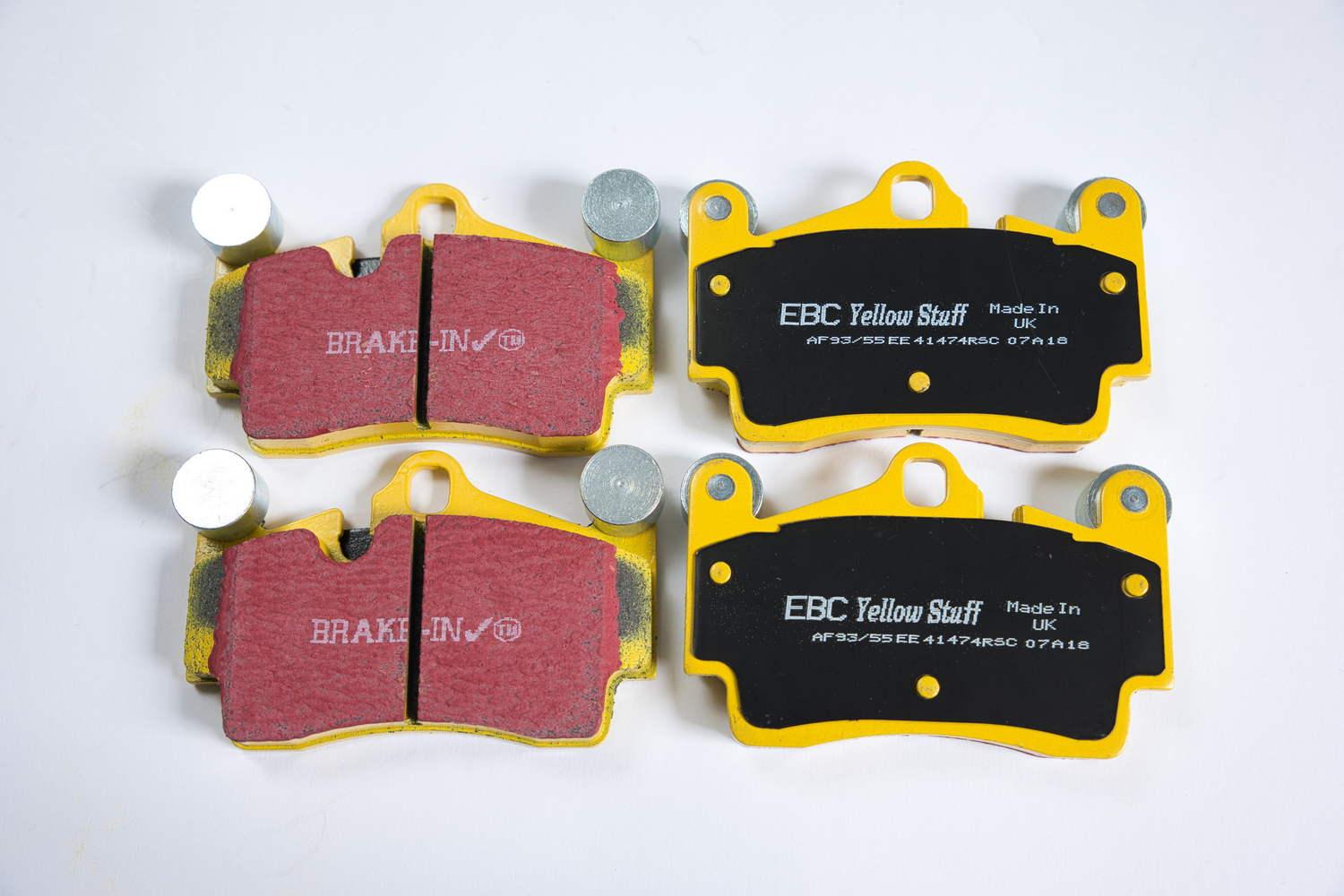 Preview: EBC Yellowstuff Bremsbeläge Hinterachse für Audi VW Porsche DP41474R EBC103058