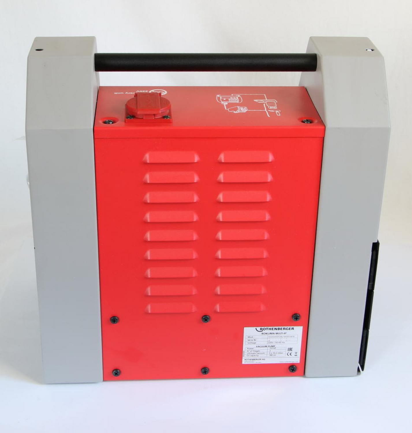 Rothenberger vollautomatisches Kälte- + Klimawartungsgerät Universalgerät Klimaanlagen Wärmepumpen Roklima Multi 4F 1000000138