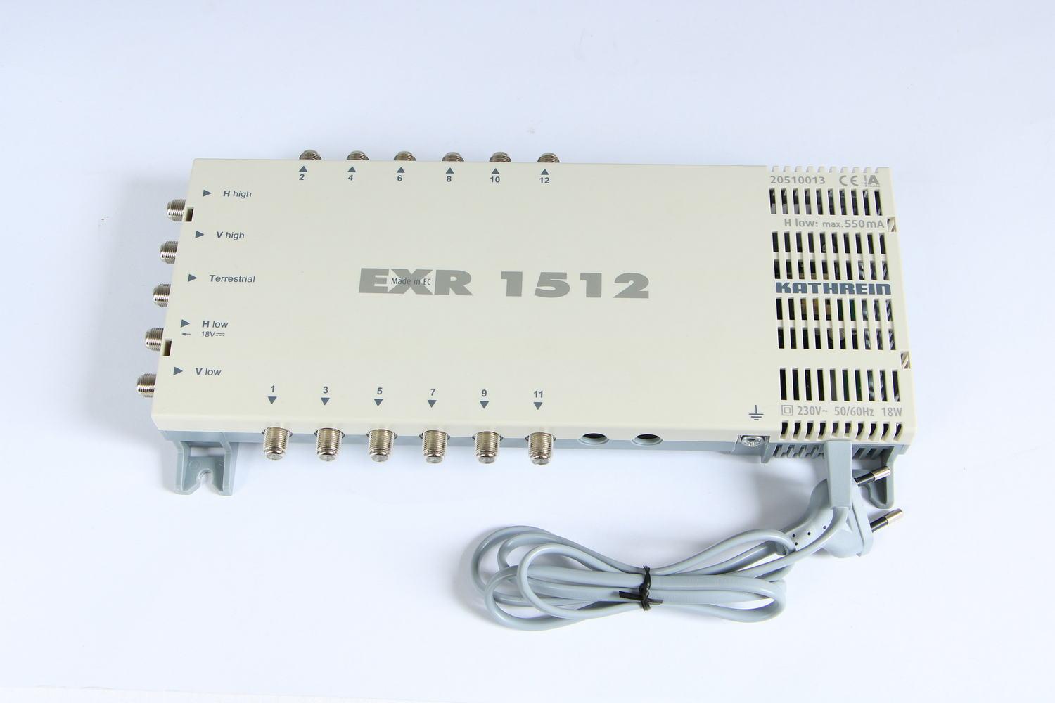 Kathrein EXR 1512 Multischalter 5/12 DVB-S2 T2 LNB SAT Satellit Verteiler 20510013 B-Ware 2
