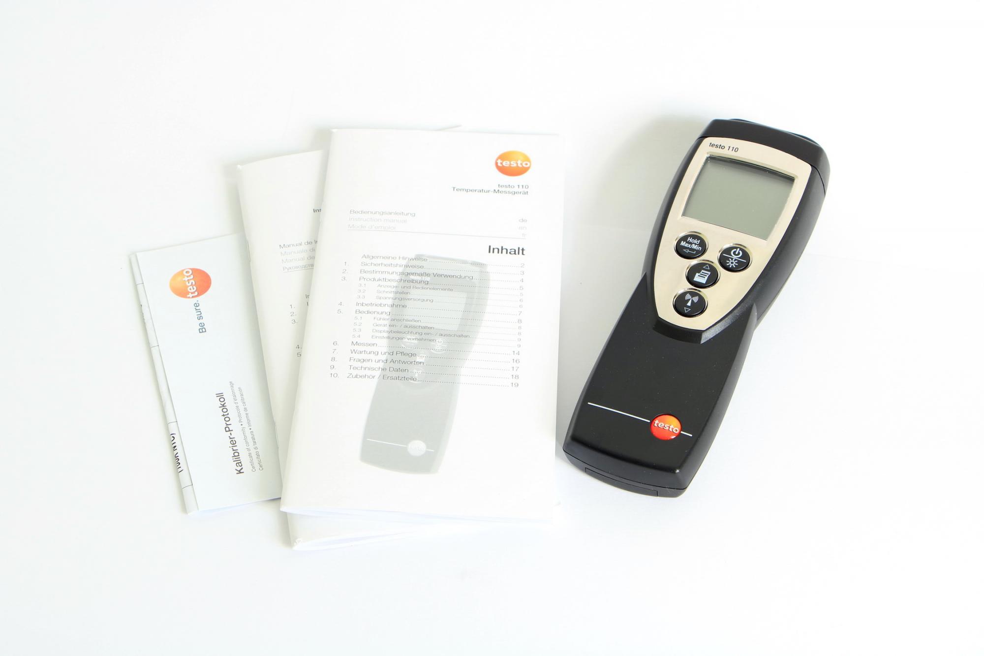 Testo 110 Temperatur-Messgerät von -50 bis +150°C 0560.1108 B-Ware