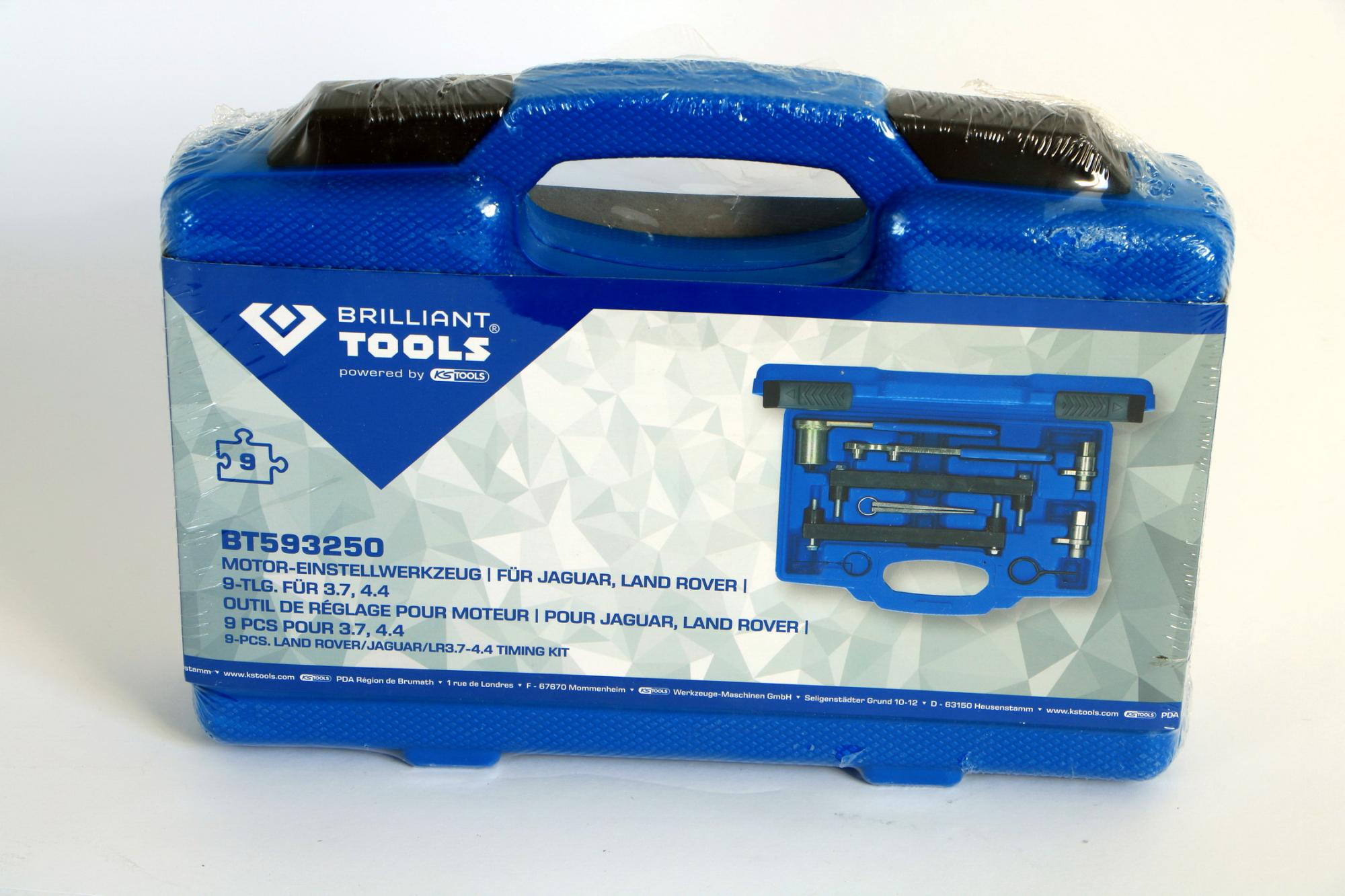 Brilliant / KS Tools 9-tlg Motoreinstellwerkzeug für Jaguar Land Rover V8 BT593250