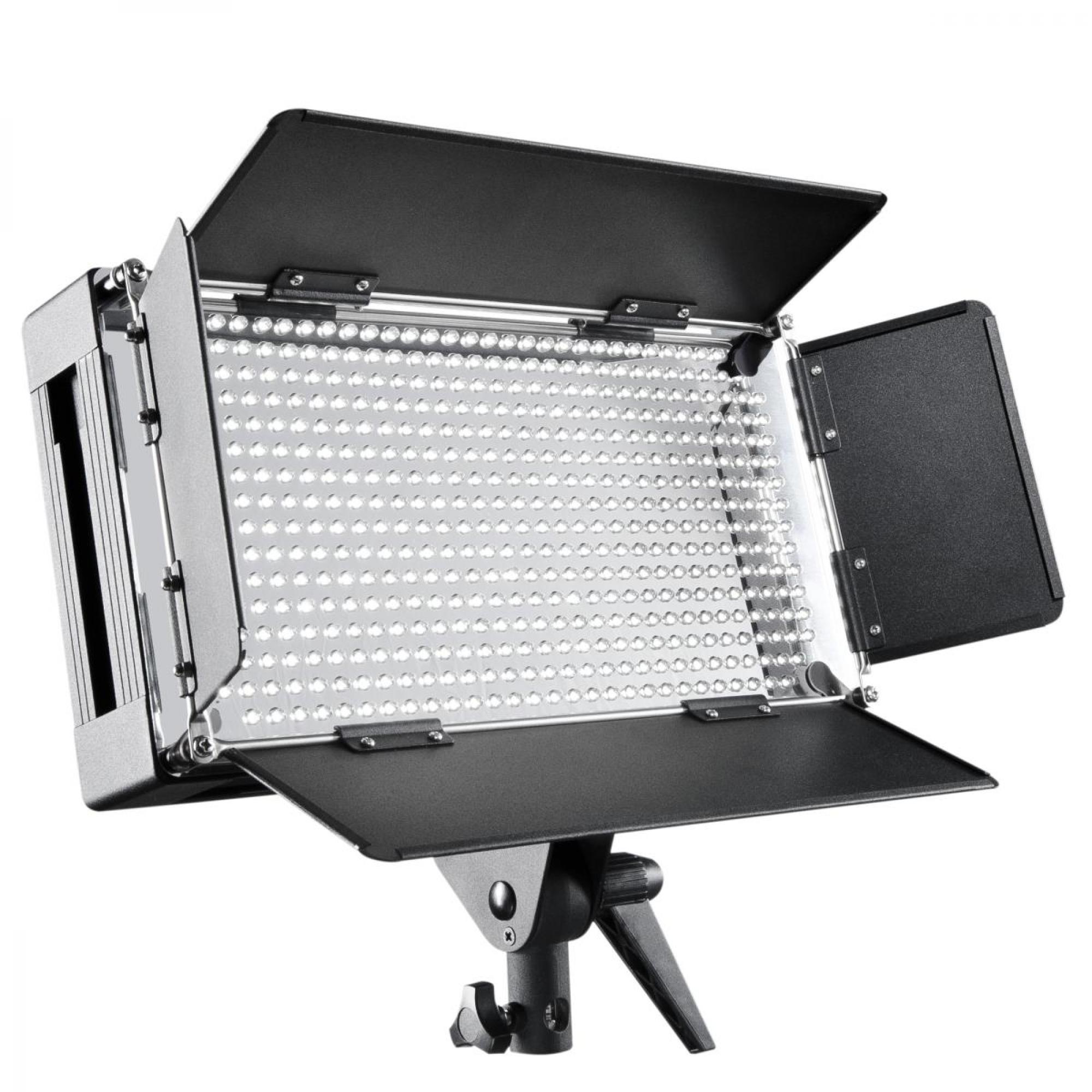 Walimex Pro LED 500 Dimmbare Flächenleuchte 30W 17699 + Stativ WT-806 12138 20218