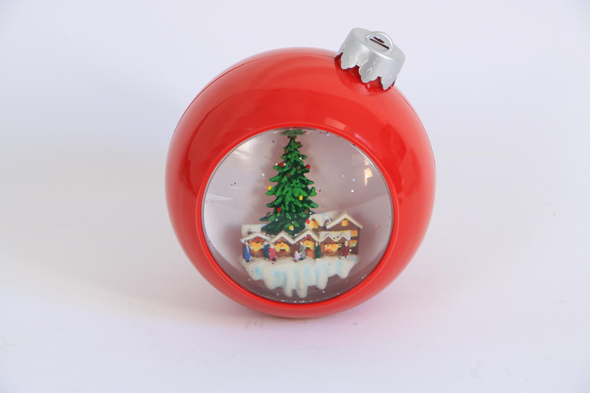Konstsmide LED Weihnachtskugel Wassergefüllt Weihnachtsdorf Weihnachten Deko 4360-550