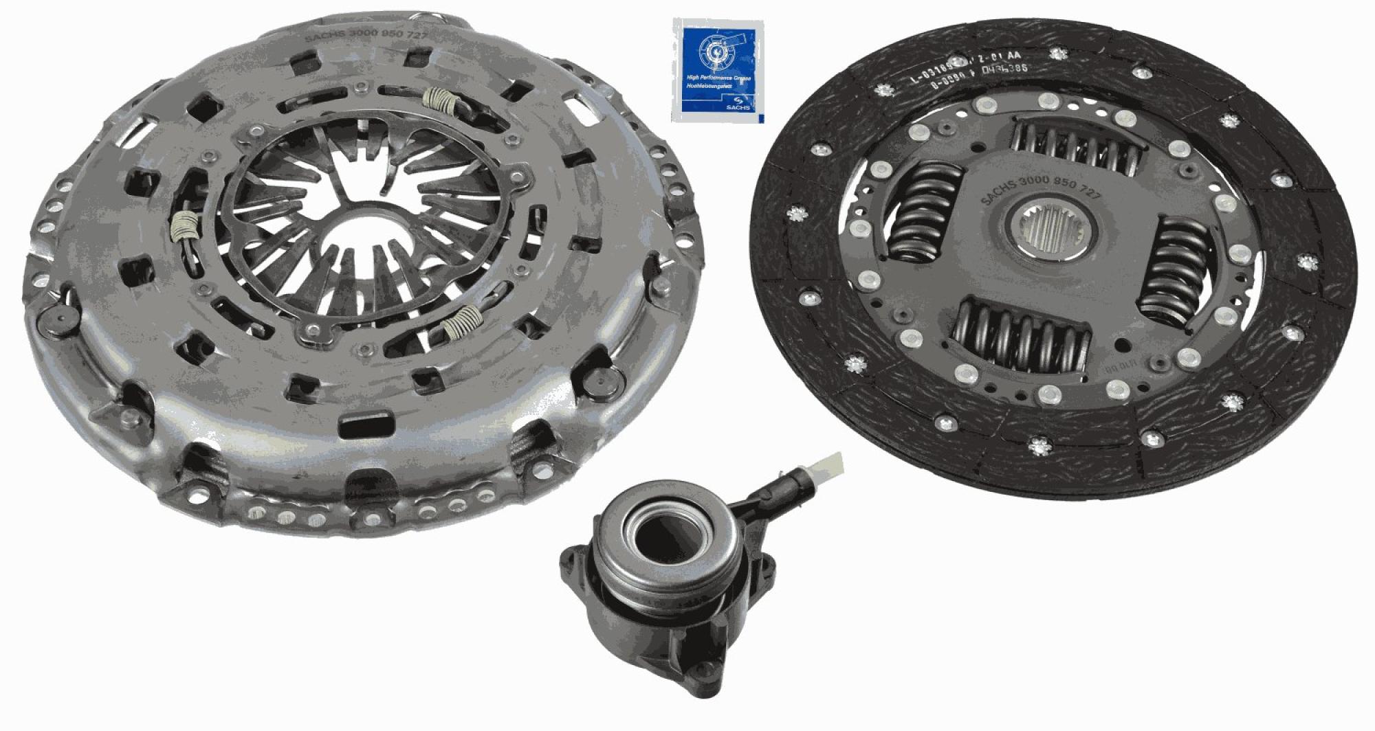 Sachs Kupplungssatz für Ford Transit 2.4 TDCi Bus Kasten Pritsche FD 3000 990 529