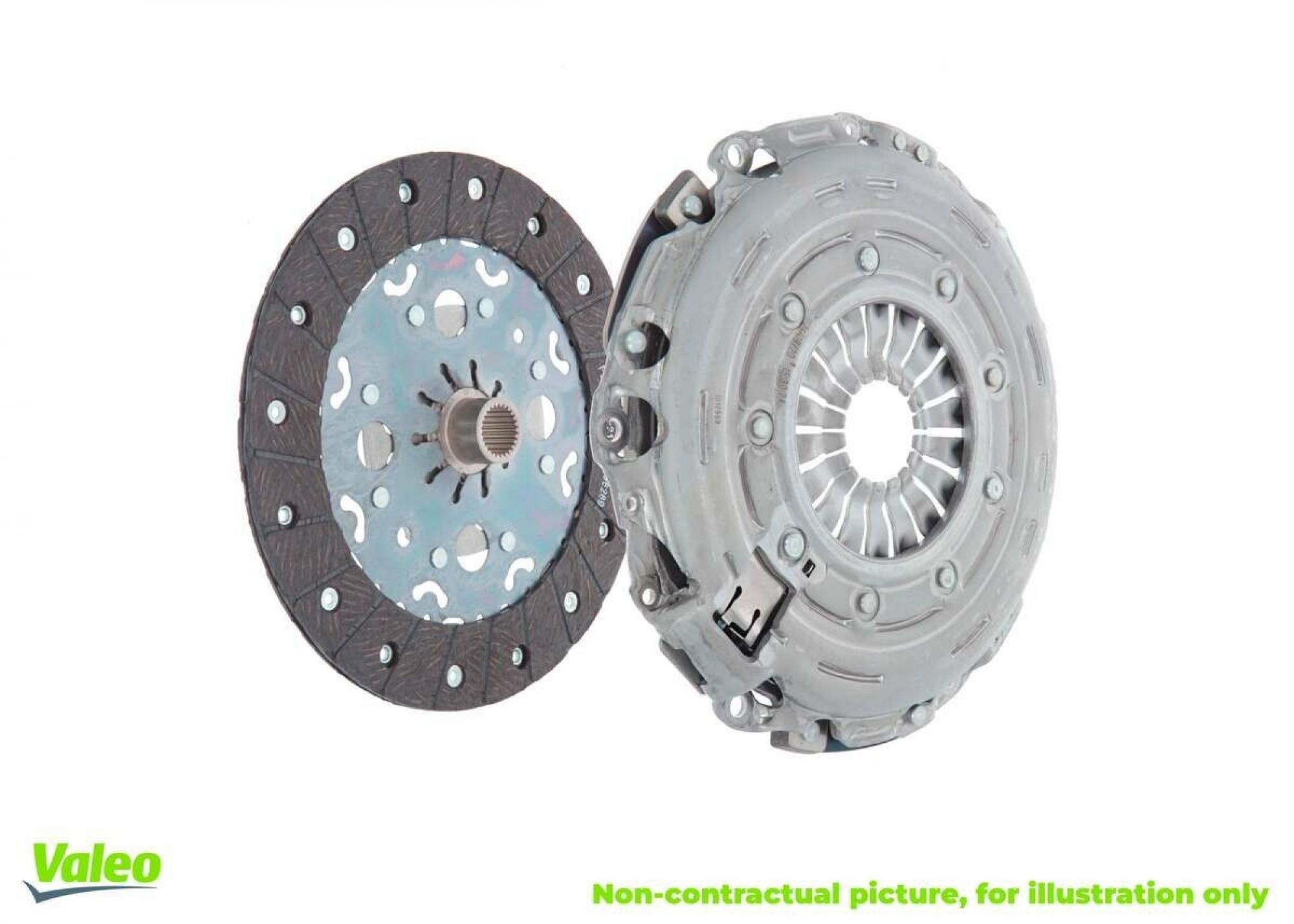 Valeo Kupplung Kupplungssatz für Fiat Sedici 2.0 D Multijet 828103