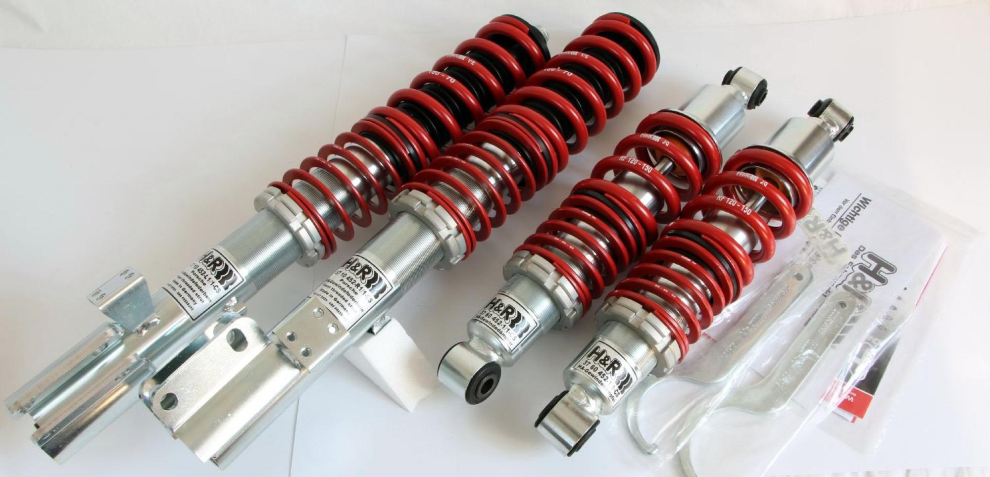 H&R Monotube Gewindefahrwerk Sportfahrwerk für Porsche 924 944 968 RSS-37-827-1/1