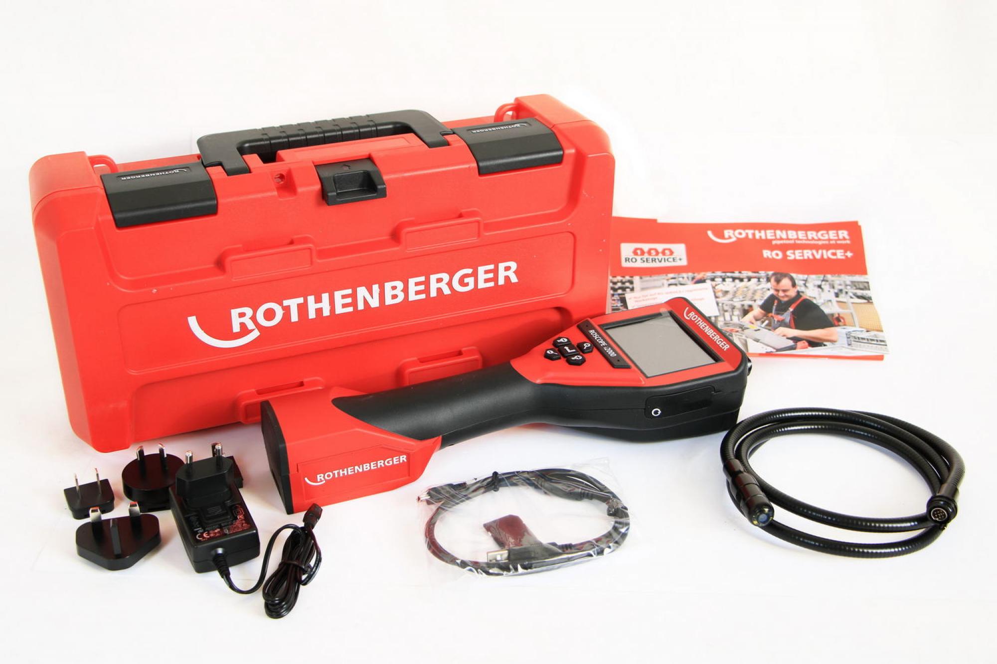 Rothenberger Roscope I2000+Modul TEC+Koffer Rohr-Inspektions-Kamera 1500000696