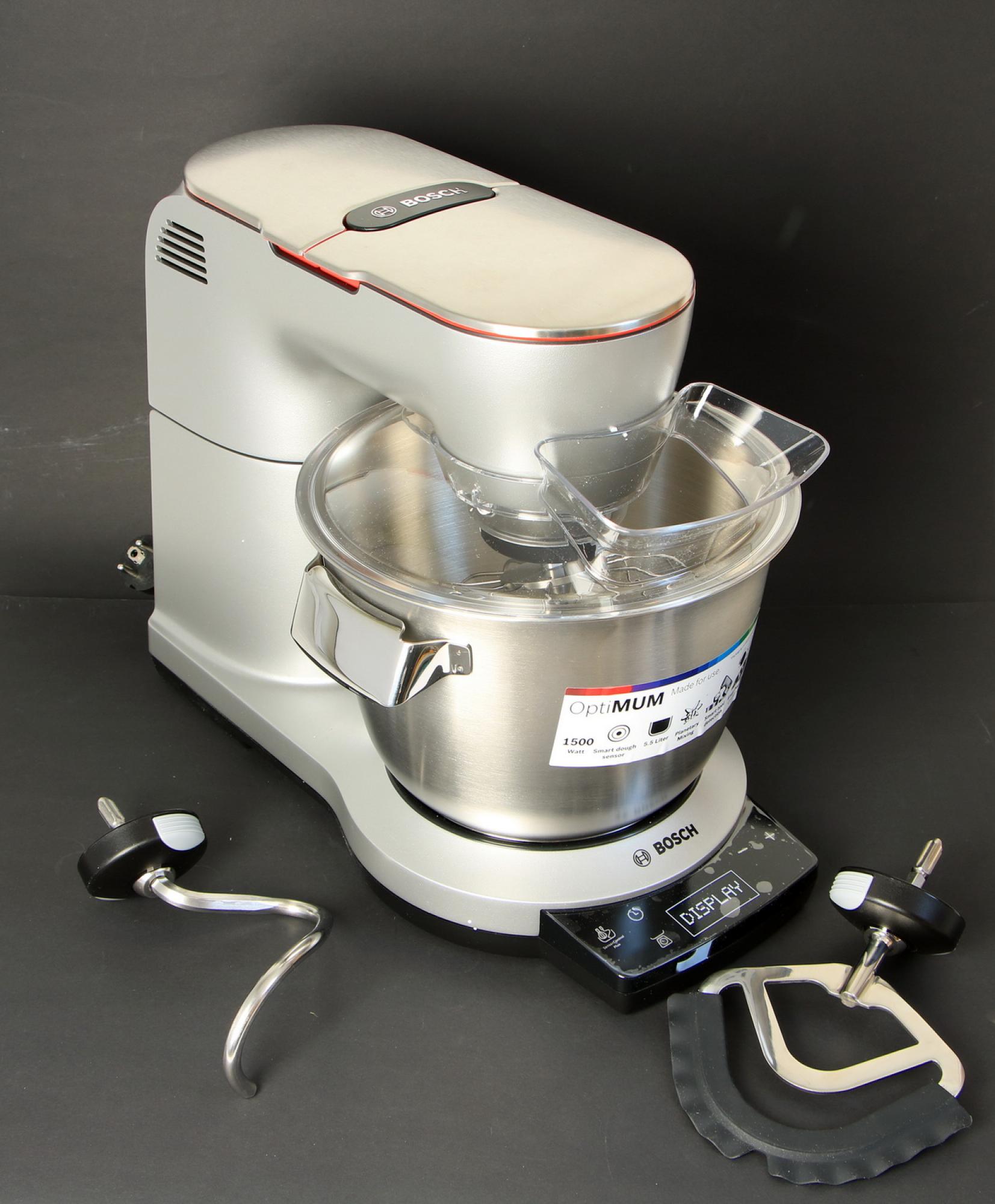 Bosch OptiMUM 9 Küchenmaschine 1500W 5,5l + Zubehör Silber MUM9AX5S00 B-Ware 4