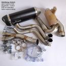 Leovince Komplettanlage SBK LV One Carbon Auspuff für Kawasaki Ninja 650 Z RS Versys 14380EBKN