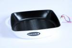 Chasseur Carronde Gusseisen Grillpfanne Bratpfanne 2,5l 31x25x5,5 cm Weiss 3202